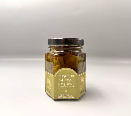 Feuilles de capres à l'huile d'olive extra vierge 100g