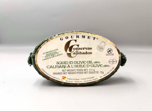 Calmars à l'huile d'olive 111g