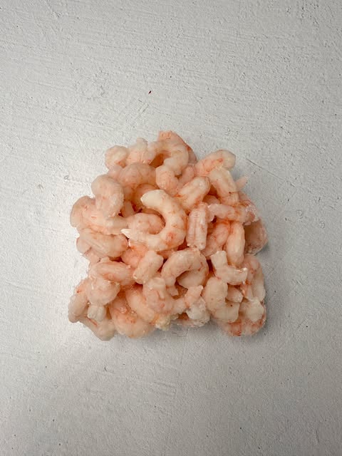 Crevettes nordiques surgelées 125-175, 200g (+-10g) (décortiquées)