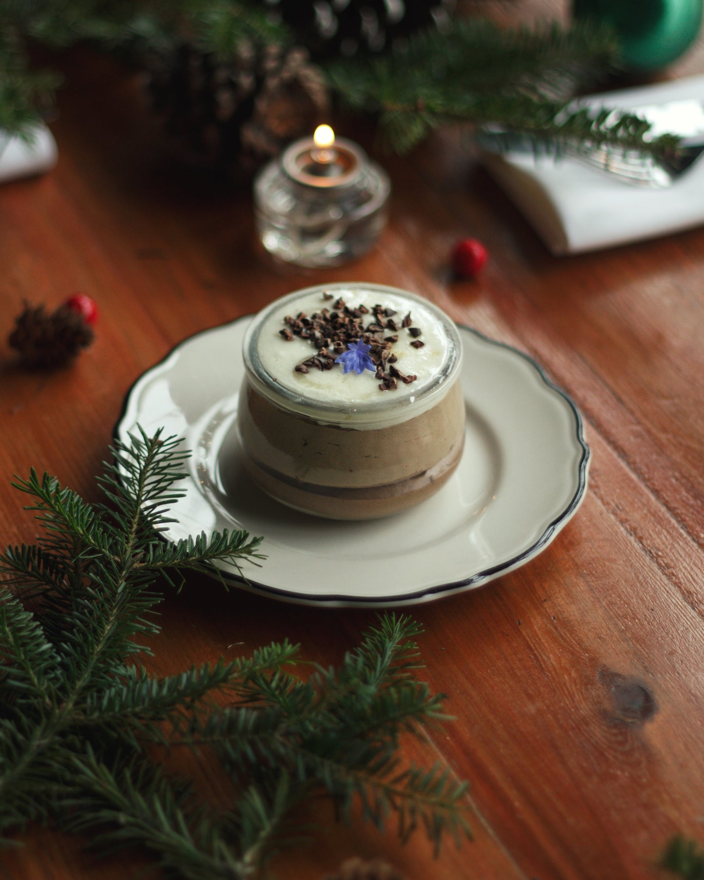 Verrine au café, chocolat au lait & amaretto